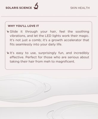 Intensive Hair and Scalp LED Light Therapy Hair Brush