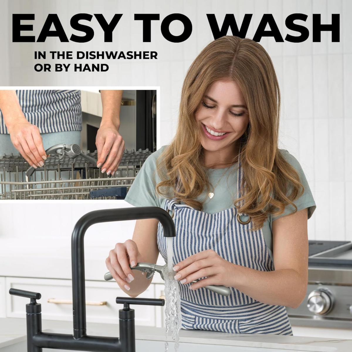 Zulay Kitchen Premium Garlic Press - Durable Garlic Masher with Soft, Easy to Squeeze Handle