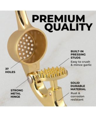 Premium Garlic Press Durable Easy Squeeze Garlic Mincer Tool