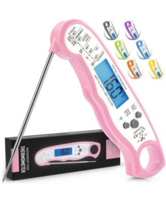 Instant Read Food Thermometer - Waterproof Digital Meat Thermometer