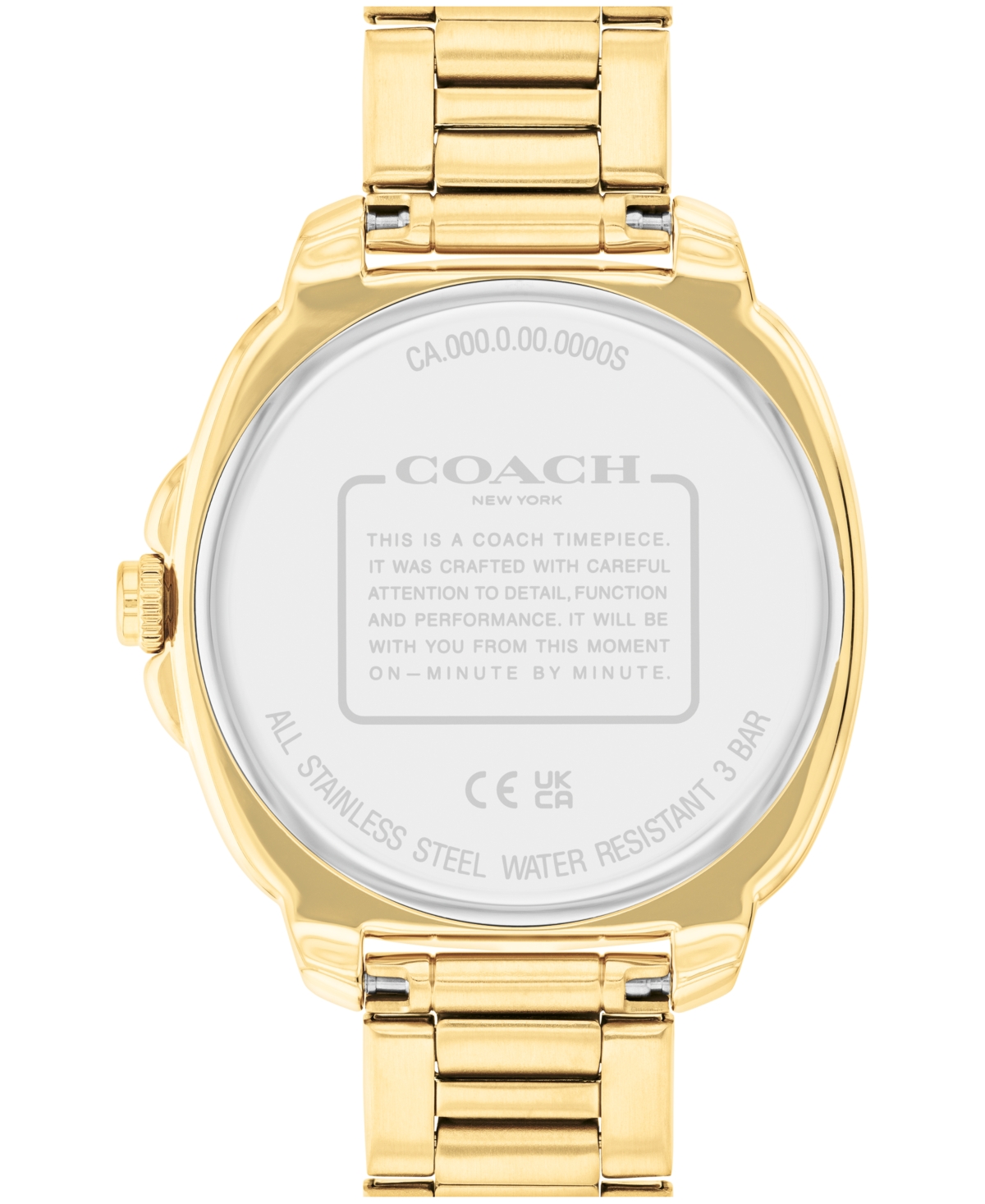 Coach Women's Kitt Gold-Tone Stainless Steel Bracelet Watch 38mm