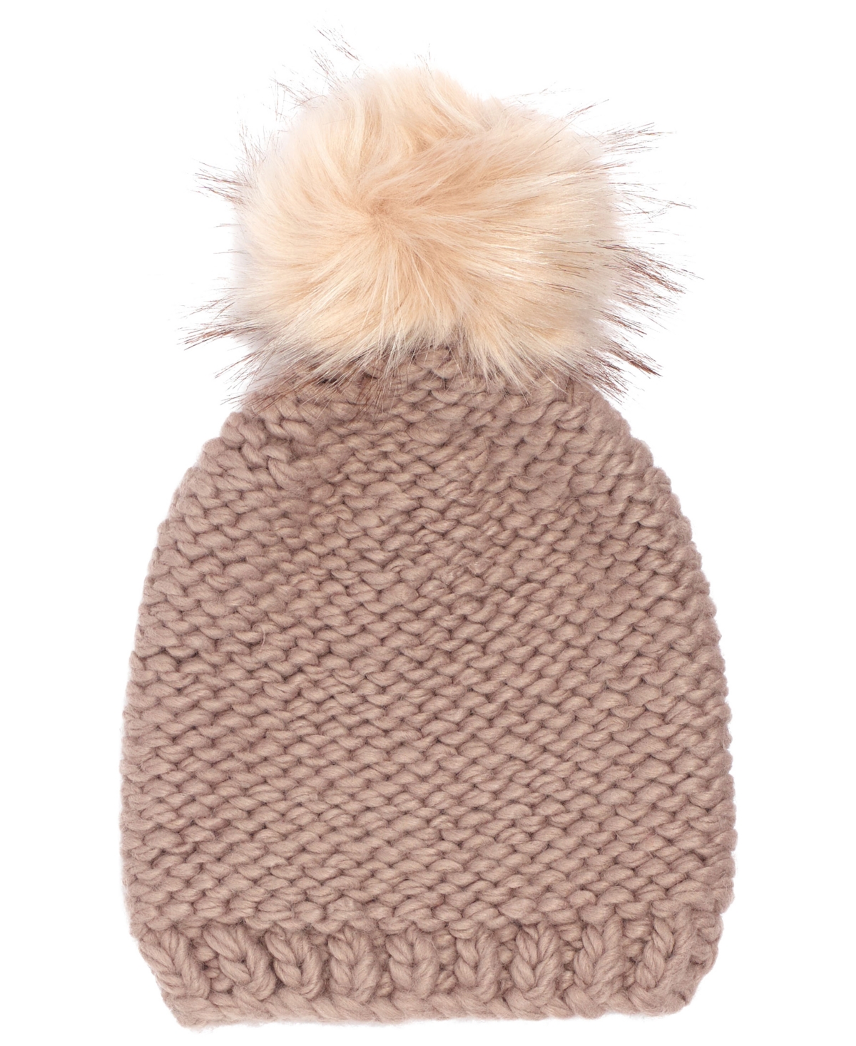 Echo 23 Reverse Jersey Knit Beanie In Teak