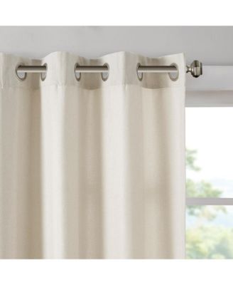 Englewood Solid Piece Dyed Grommet Top Curtain Panel, 50"W x 84"L