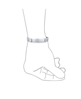 Stainless Steel Watchband Identification ID Bracelet Name Tag 8 Inch