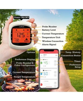 Bluetooth Wireless BBQ Digital Thermometer