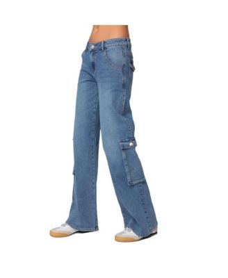 Women's Lunar Low Rise Cargo Jeans