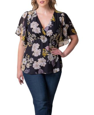 Plus Size Seaside Serenade Peplum Top