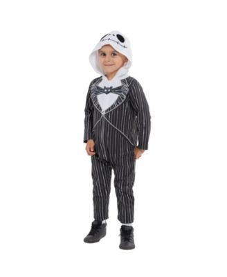 Boys Disney Jack Skellington Zip Up Coverall Newborn to