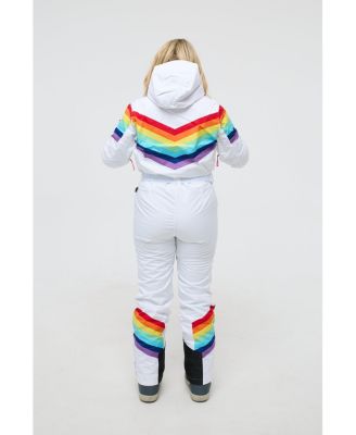Women's Rainbow Road Curved Female Ski Suit