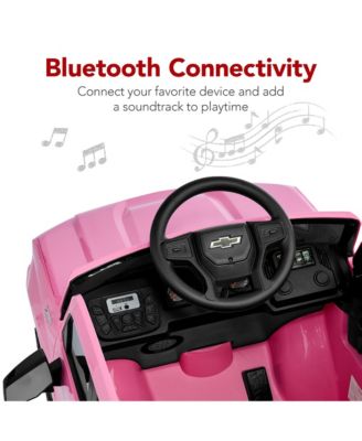 12V 2.5 MPH Licensed Chevrolet Silverado Ride On Truck Car Toy w/ Parent Remote Control