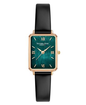 Women's Watch 22×28 mm Dial Rectangular Face Watches Hampton Victoria Hyde - Black green