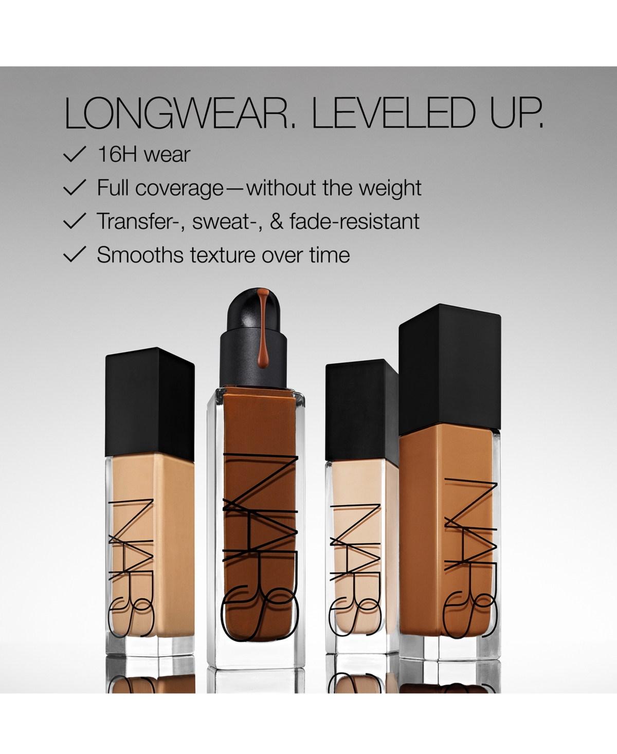 Nars Natural Radiant Longwear Foundation, 1 Oz. In Anguilla (d7- Very Deep With Neutral Und