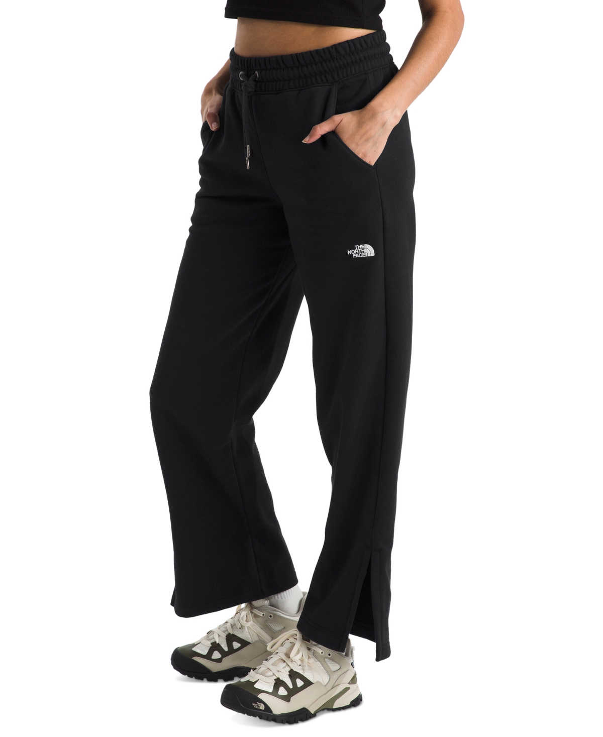 Shop The North Face Women's Evolution Drawstring Sweatpants In Tnf Light Grey Heather