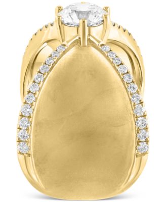 EFFY&reg; Lab Grown Diamond Ring (1-3/8 ct. t.w.) in 14k Gold