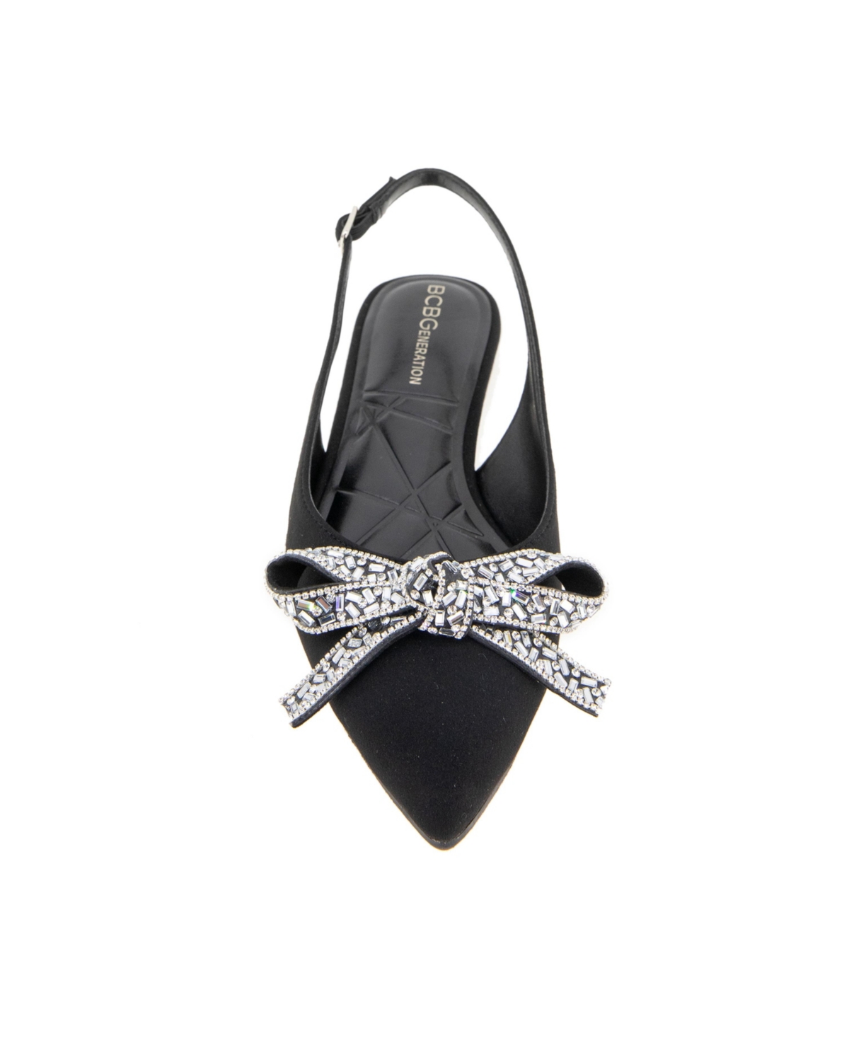 Bcbgeneration Katly Slingback Pointed Toe Flat In Black