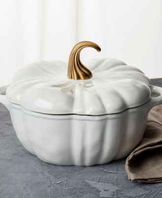 Iron Works Enameled Cast Iron 4-Qt Pumpkin Dutch Oven