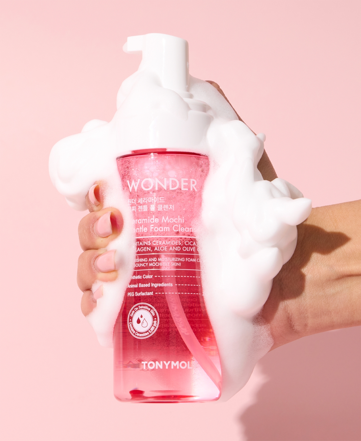 Tonymoly Wonder Ceramide Mochi Gentle Foam Cleanser In No Color