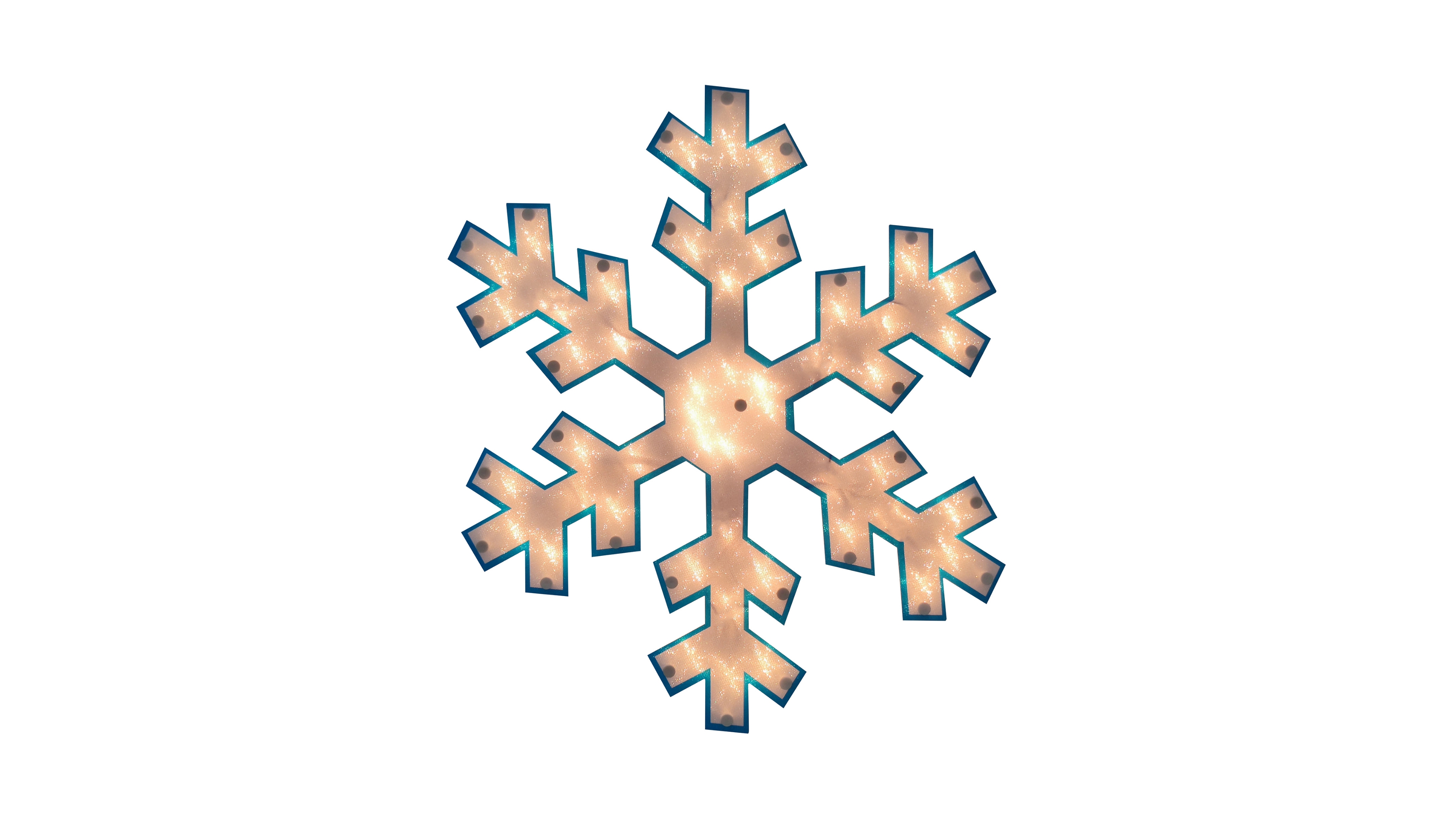 Northlight 16.75" Lighted Snowflake Christmas Window Silhouette Decoration