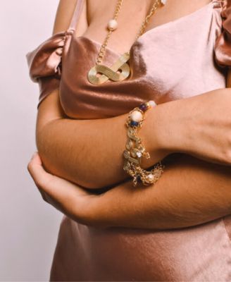 18K Gold Plated Shekinah Beaded Bracelet