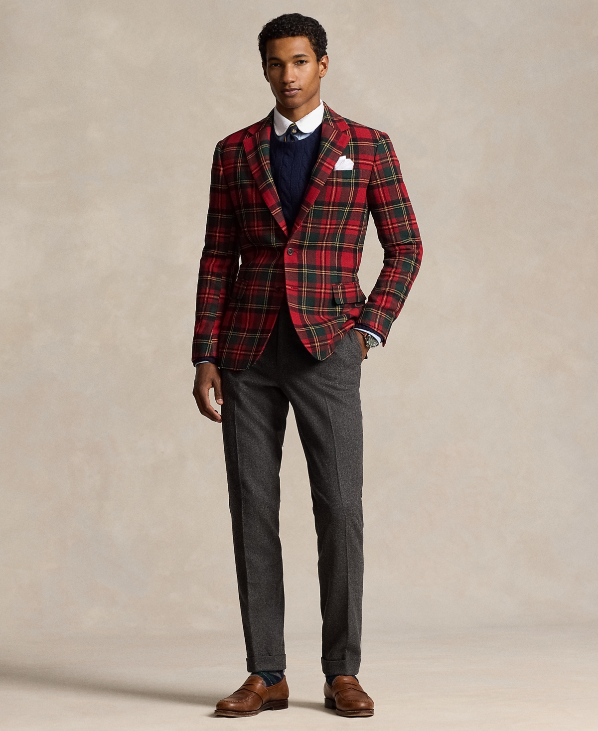 Polo Ralph Lauren Men's Polo Modern Plaid Wool-Blend Sport Coat