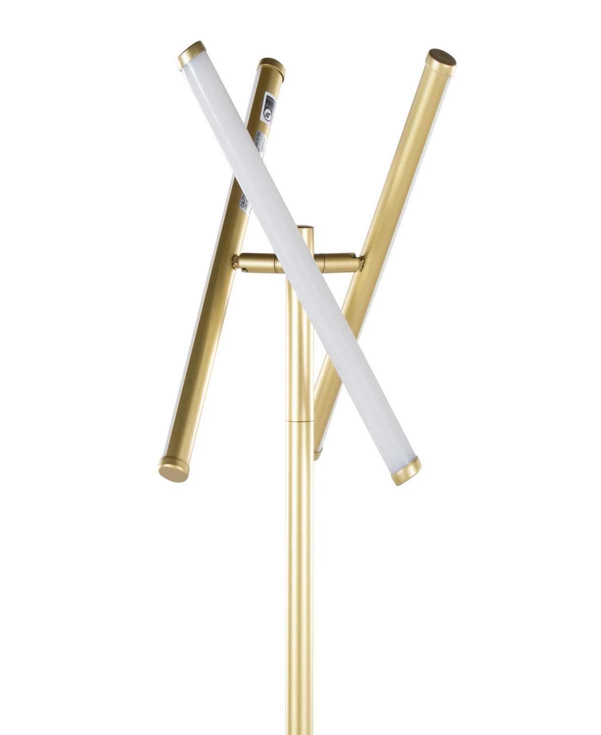 Lumisource 65" Metal Icicle Swivel Floor Lamp In Gold