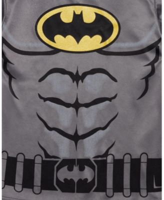 Big Boys Justice League Athletic Pullover T-Shirt and Mesh Shorts Outfit Set 