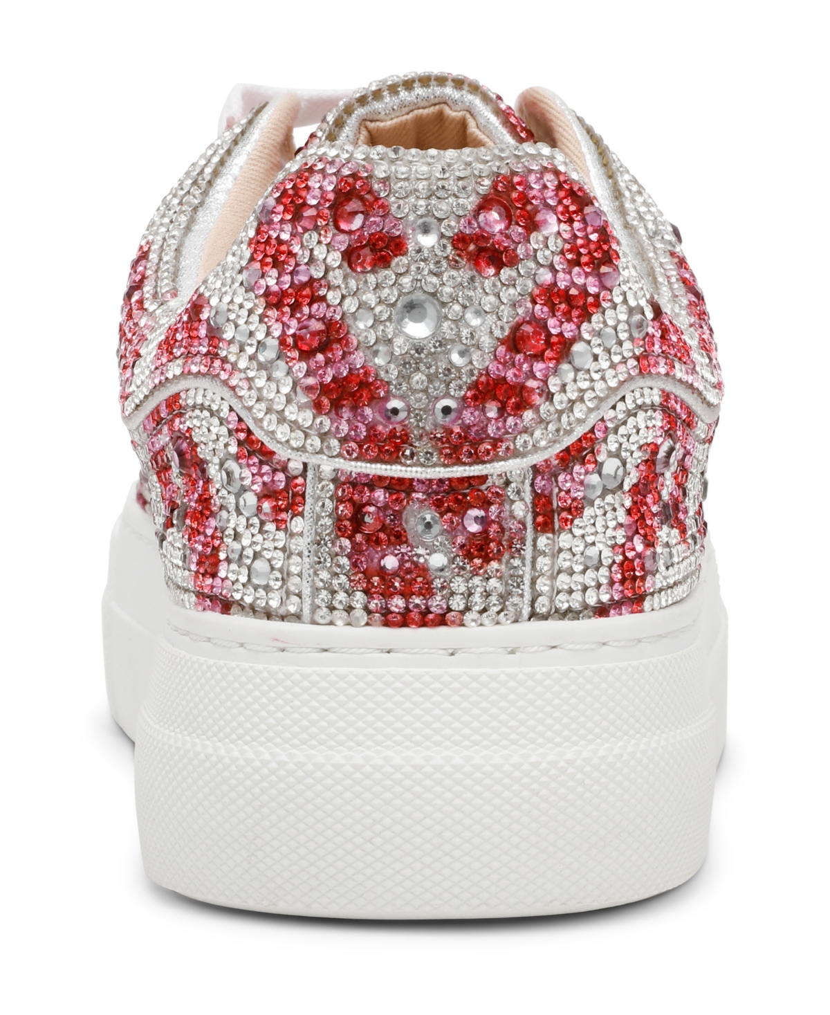 Betsey Johnson Women's Sidny Platform Sneakers In Candy Cane