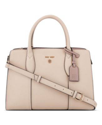 Nine West Borsa A Tracolla Mini Grady – Colore Bluestone, Materiale Saffiano, Con Manico Superiore E Tasche Interne