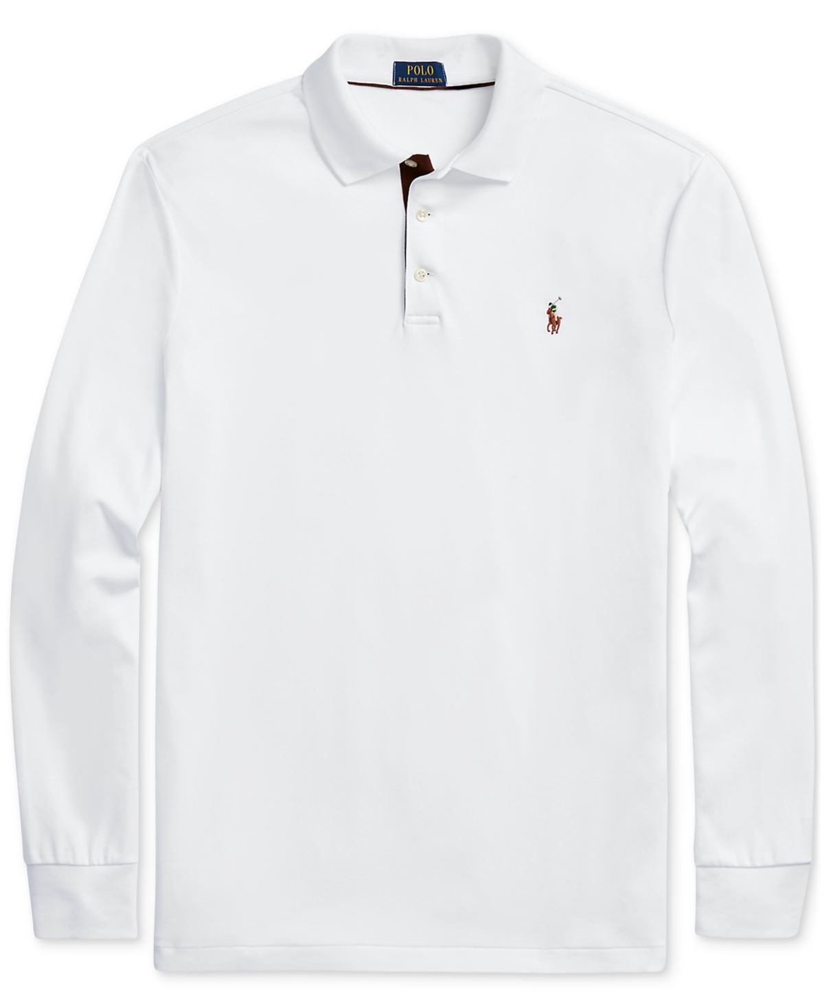 Polo Ralph Lauren Men's Classic-Fit Long Sleeve Soft Cotton Polo Shirt