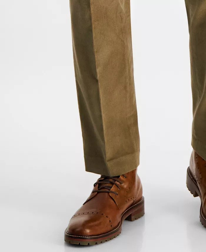Men's Modern-Fit Solid Corduroy Pants - thumbnail 9