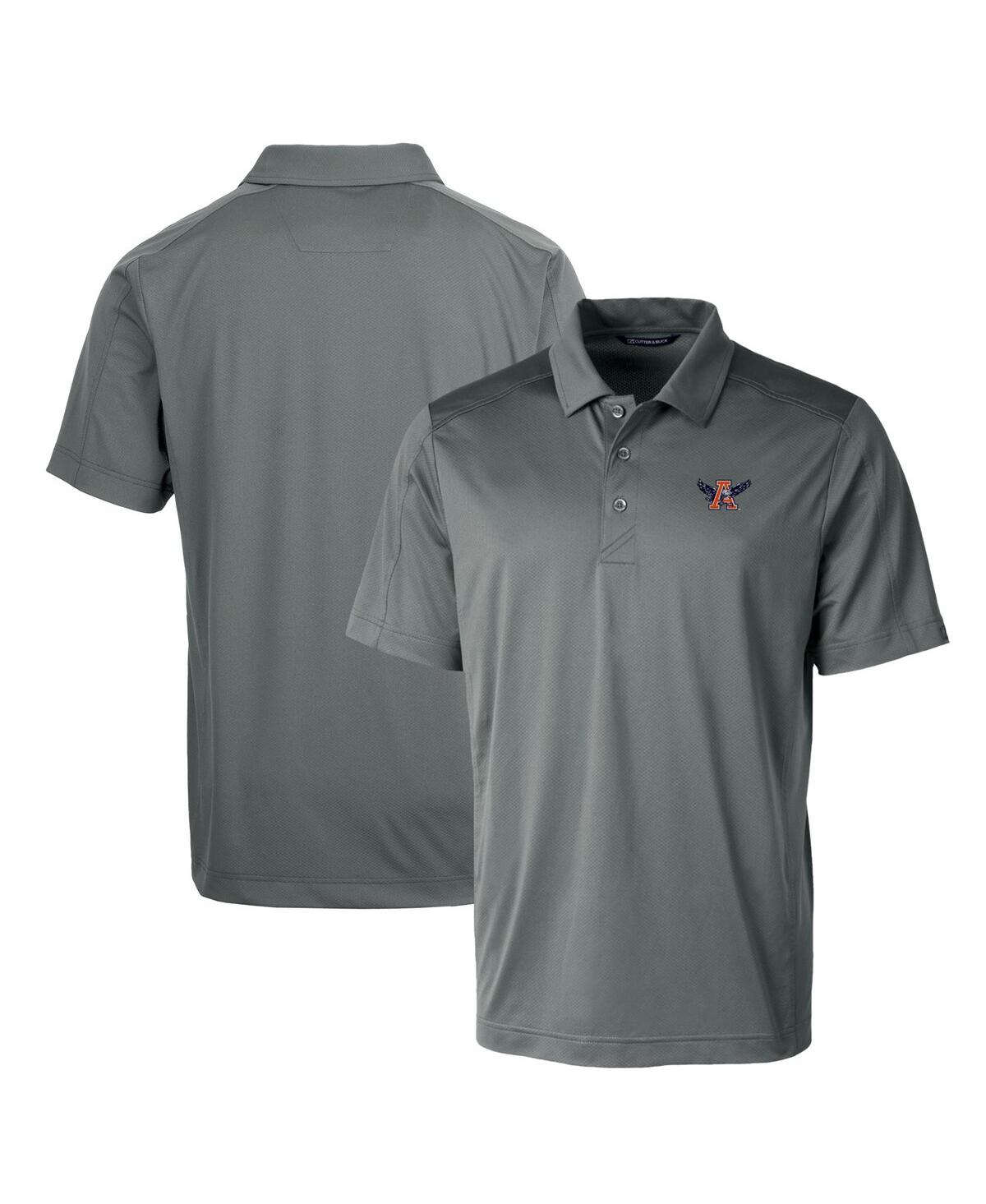 CUTTER & BUCK AUBURN TIGERS PRIMARY TEAM LOGO PROSPECT TEXTURED STRETCH POLO 