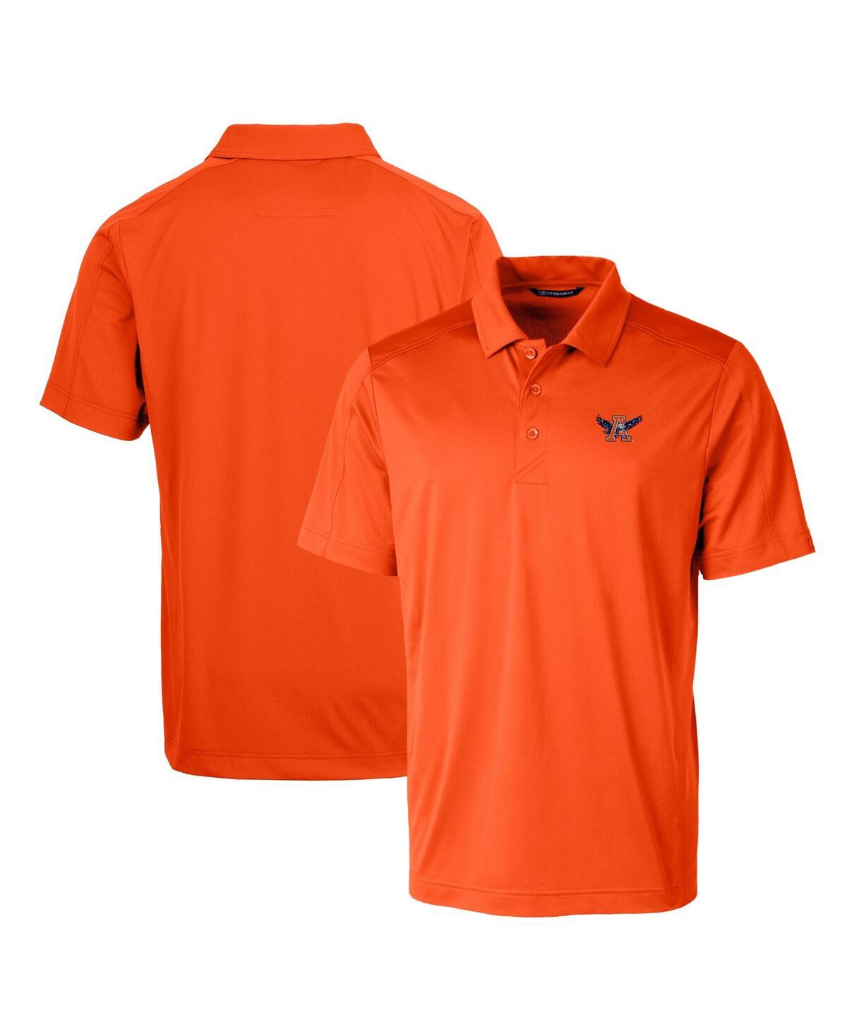 CUTTER & BUCK AUBURN TIGERS PRIMARY TEAM LOGO PROSPECT TEXTURED STRETCH POLO 