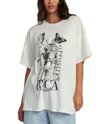 RVCA - Women's Skeleton Graphic Cotton T-Shirt