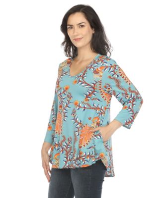 Women's Vibrant Boho Swing Top