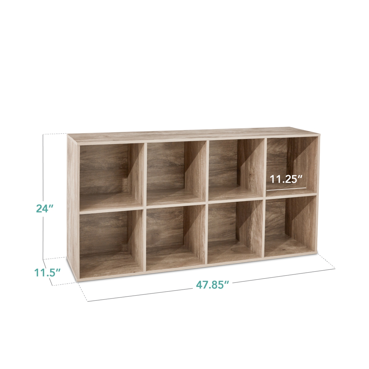 Best Choice Products 8-Cube Bookshelf, Display Storage System, Organizer w/ Removable Back Panels