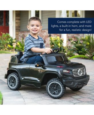 6V Kids Ride On Car Truck w/ Parent Control, 3 Speeds, LED Headlights, MP3 Player, Horn