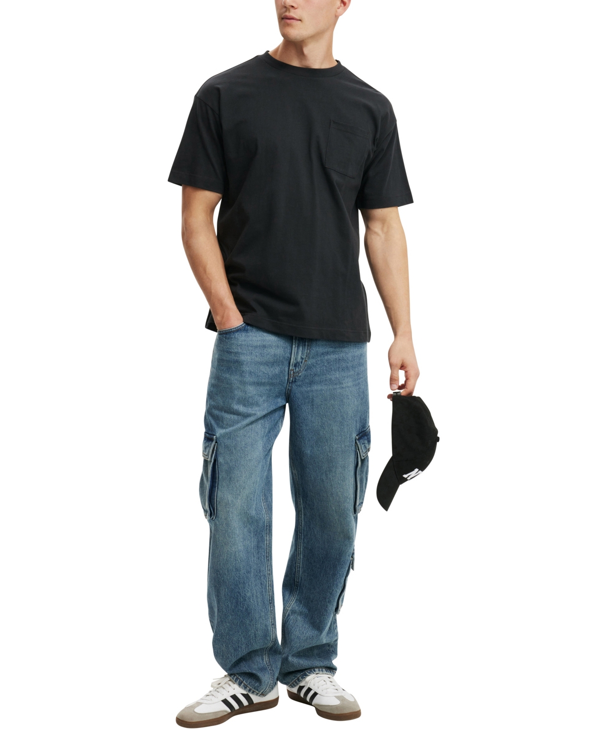 Cotton On Organic Loose Fit T-shirt In Black