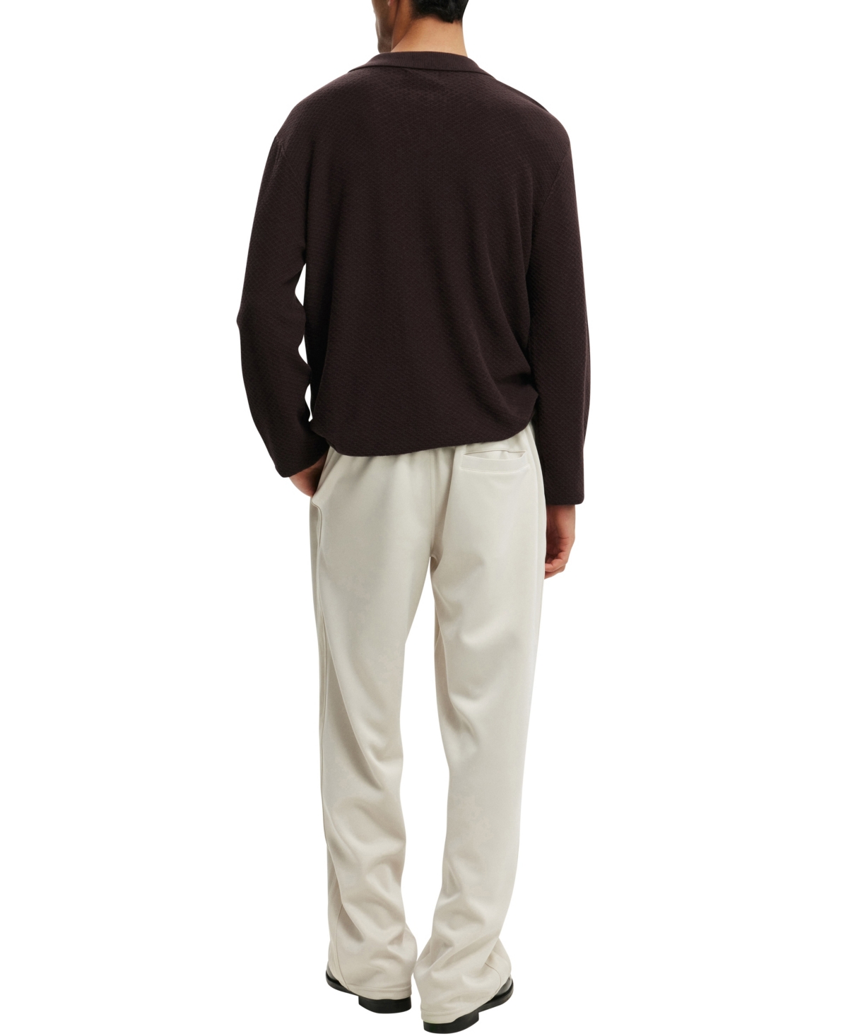 COTTON ON MEN'S TRICOT RELAXED TRACK PANT 