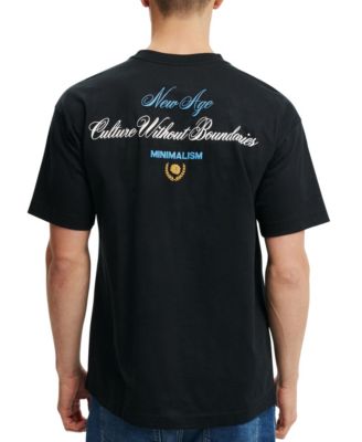 Men's Box Fit Text T-Shirt