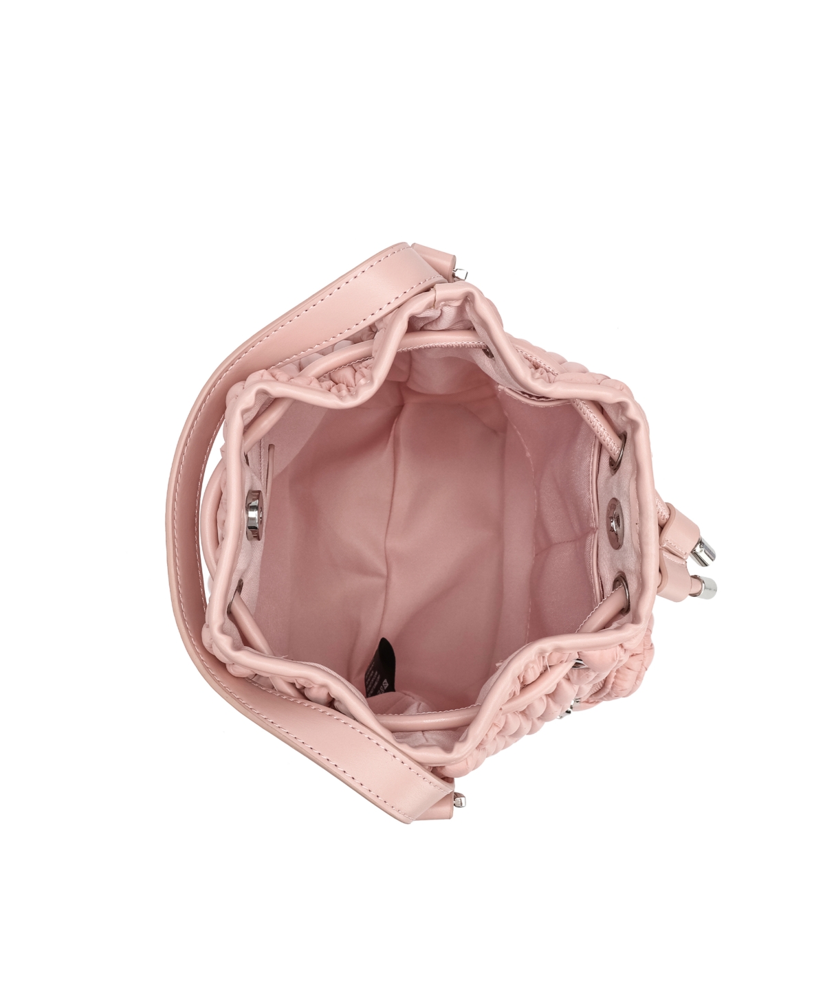 Like Dreams Ripple Plush Crossbody Bucket Bag