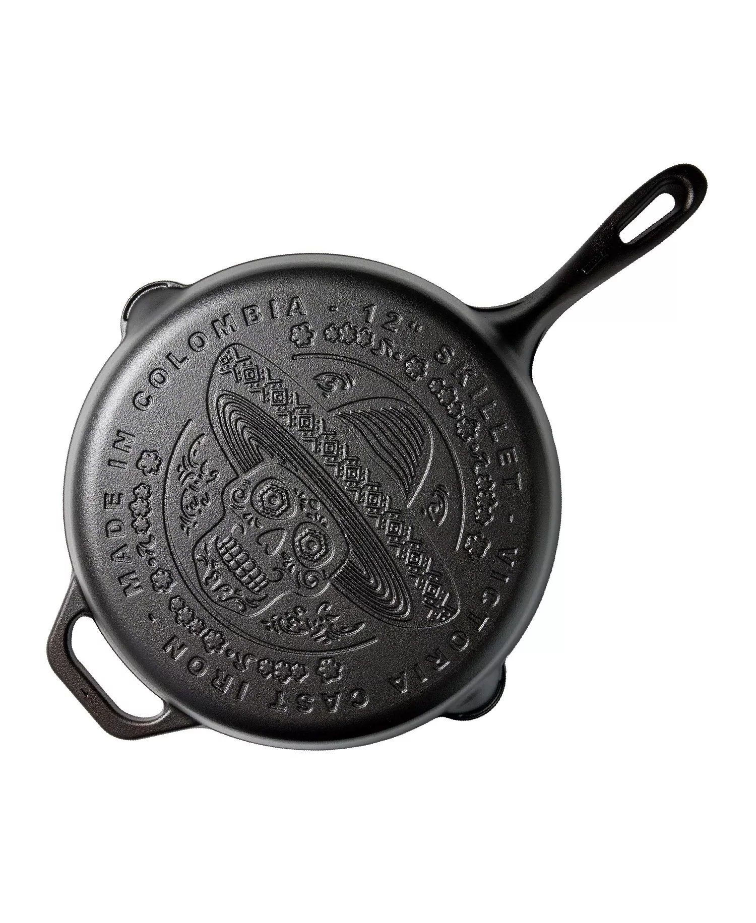 Victoria 12″ Cast Iron Skillet with Helper Handle .99