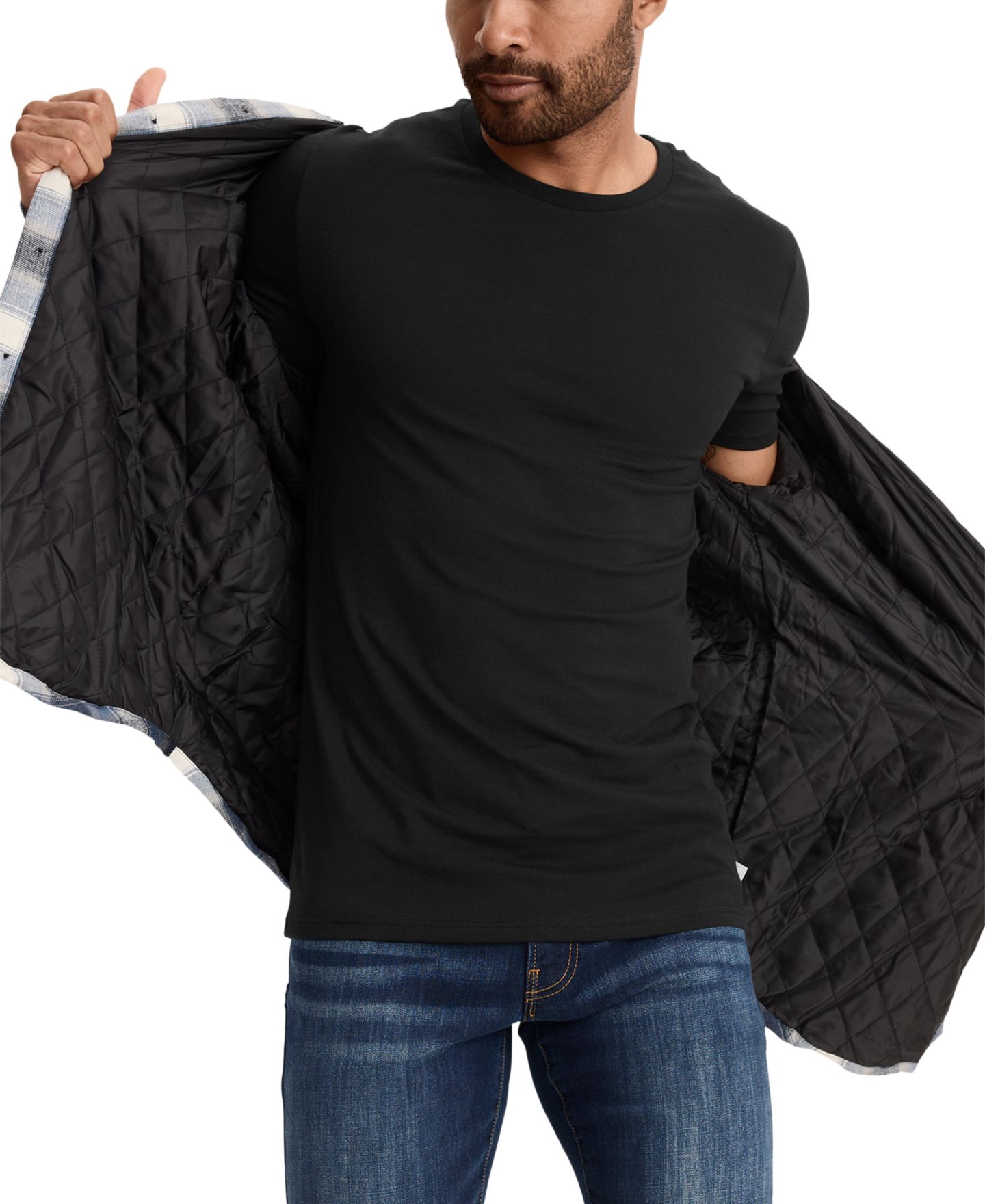 Мужские футболки Jockey Stretch Short-Sleeve Crewneck T-Shirts, Pack of 3, цвет: Чёрный — фото 5