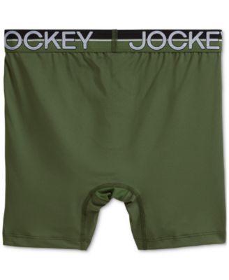 Men's Infinite Cool Stretch Moisture-Wicking Solid Boxer Briefs, 3-Pack