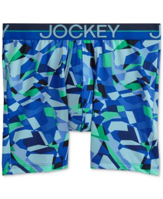 Men's Infinite Cool Stretch Moisture-Wicking Solid Boxer Briefs, 3-Pack