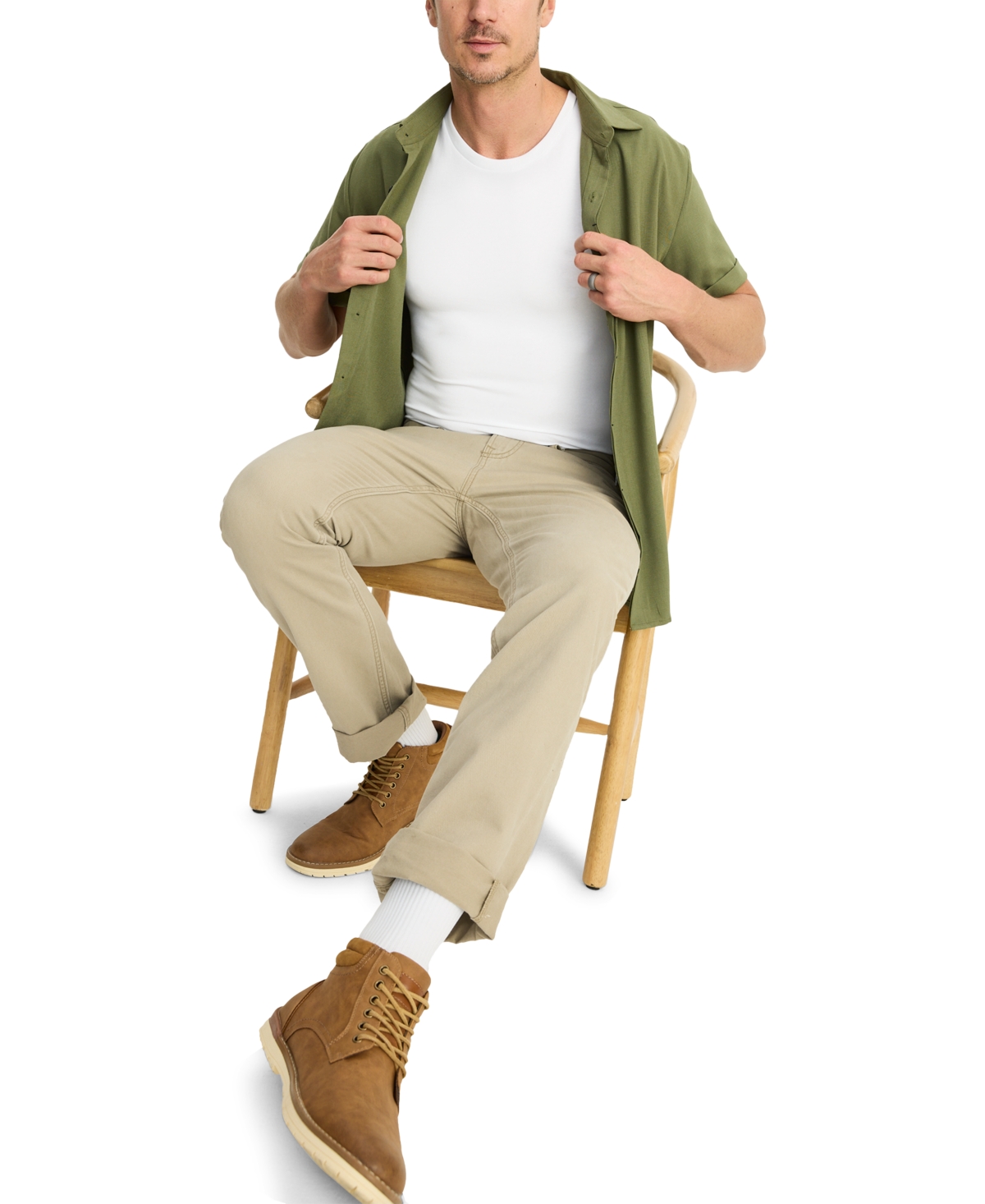 Jockey Men's Tagless 3-pack Crew Neck Undershirts + 1 Bonus Shirt, Created For Macy's In White