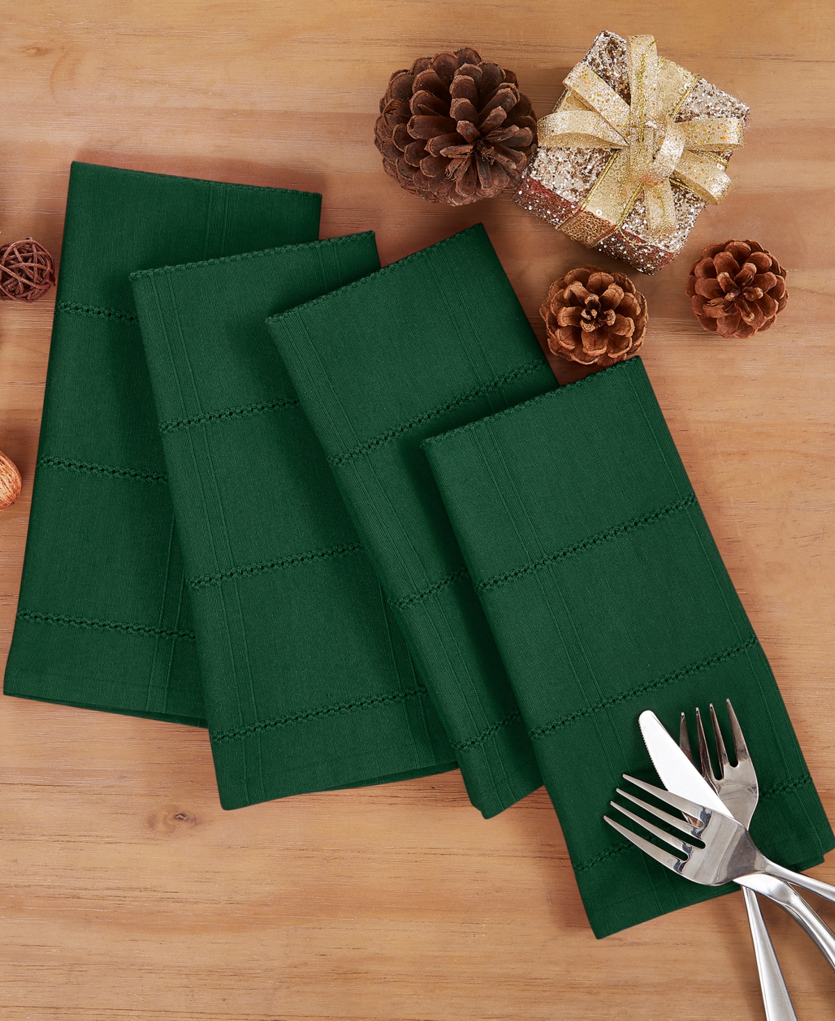 Izod Chadwick Napkins, Set Of 4 In Green