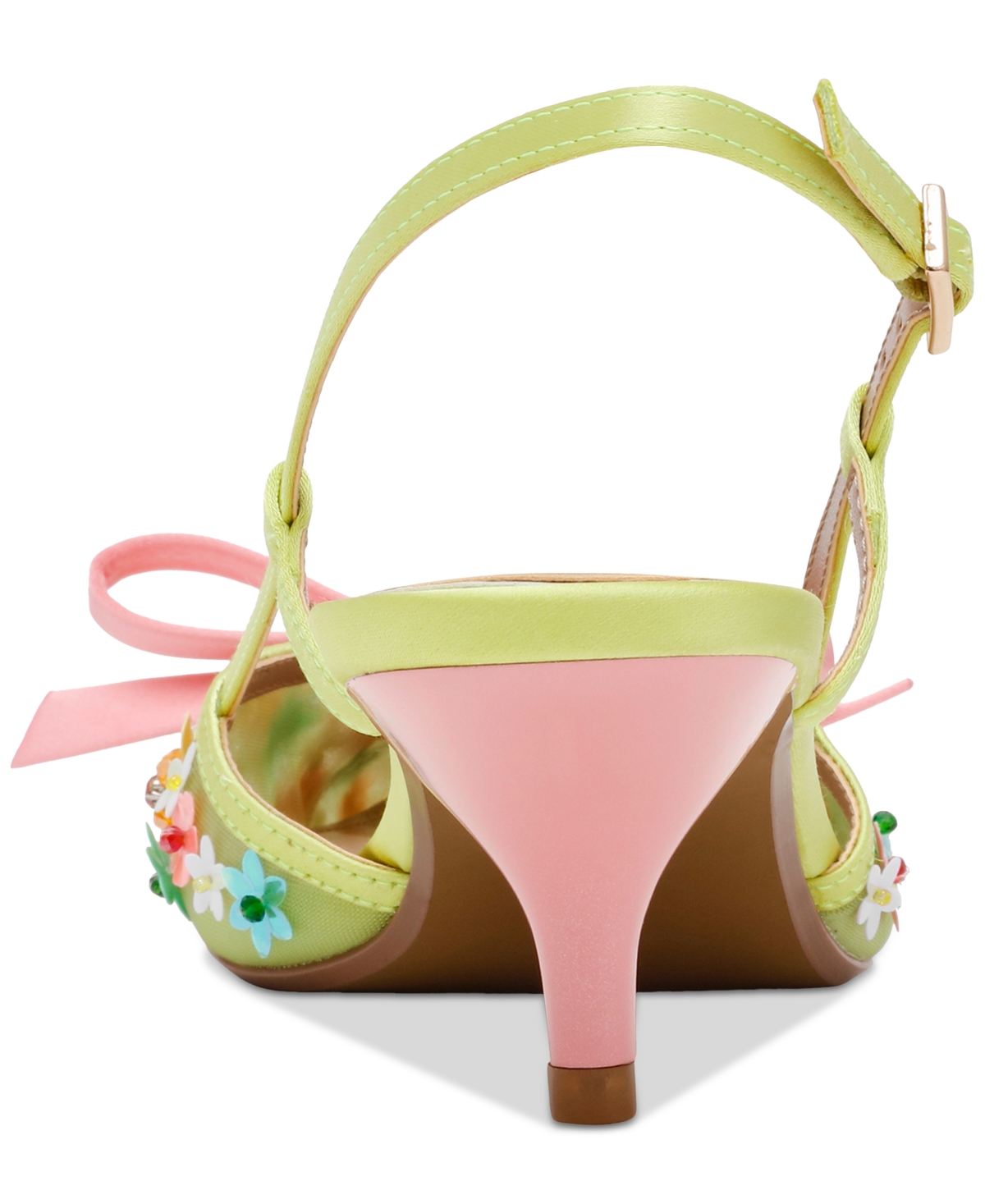 BETSEY JOHNSON WOMEN'S SADYY DITZY FLORAL SLINGBACK PUMPS 