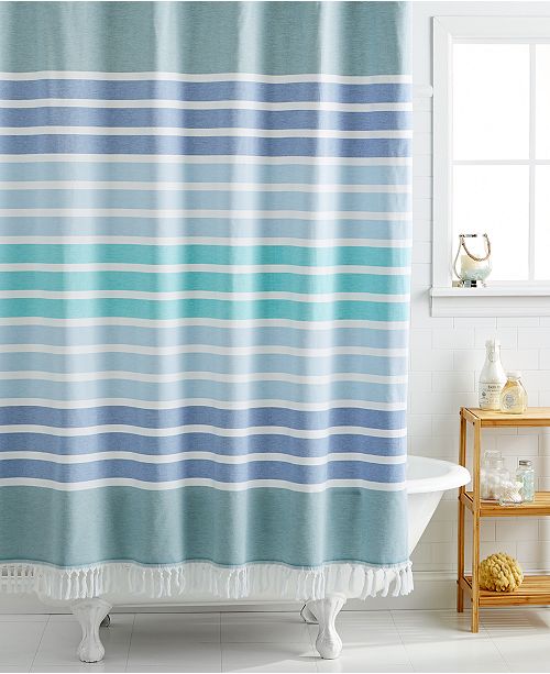 Kassatex Bodrum 72" x 72" Shower Curtain Shower Curtains Bed & Bath Macy's