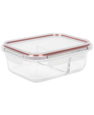 Sedona 2 Pack 2-Compartment Glass Storage Set - Macy's