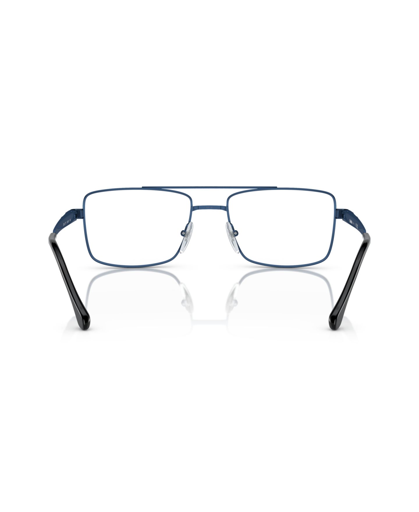 Женские очки Sferoflex Man Square Metal SF2296 Eyeglasses, цвет: Блестящий синий — фото 3